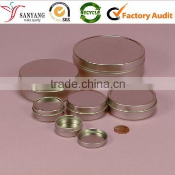 OEM design round small metal tin container box                        
                                                Quality Choice