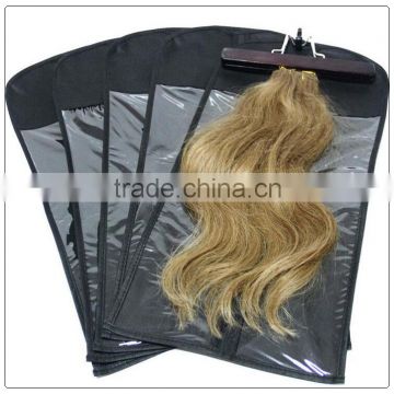 hair weave srorage bag and hanger /hair garment bag / satin hair bag