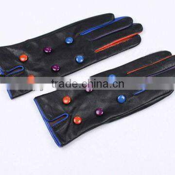 The newest noble and graceful winter fashion colored gloves