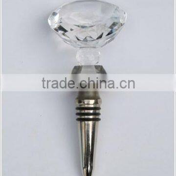 clear diamond shaped wine bottle stoppers