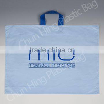 Flexiloop handle carrier bag/ plastic shopping bag/plastic promotional bag