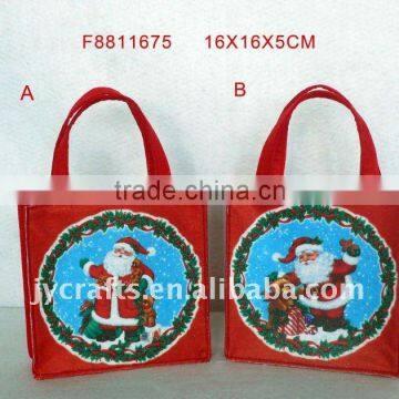 heat transfer printing felt Christmas bag