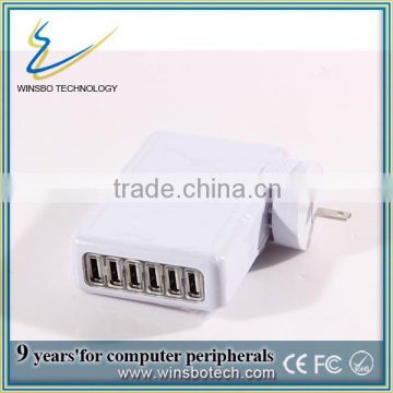 6 USB mass power AC adapter, AC adapter