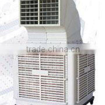 Large scale movable evaporative air cooler air cooling