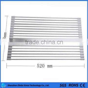 Up Cushion Collapsible Roll up Dish Rack Drying photo-4