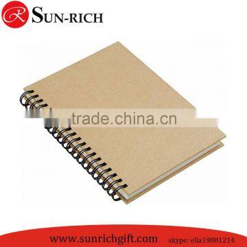 Custom double wire-o spiral notebook paper notebook for promotion