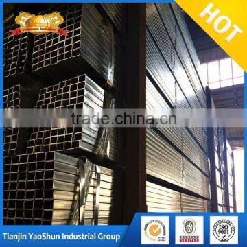 40*60mm Pre Galvanized Rectangular Steel Tubes Pre Galvanised Tubes