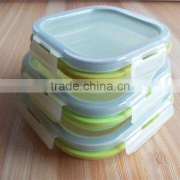 Factory directly sell for Silicone Collapsible storage container/Fresh Box