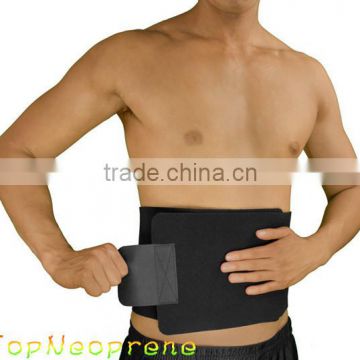 Magnetic and tourmaline neoprene waist trimmer self heating lumbar brace back support belt