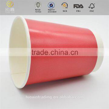 New Design High Grade Double Wall Red Paper Cups Made in China photo-5