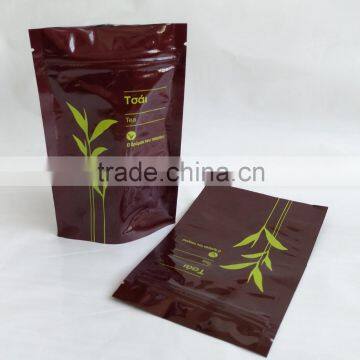 TEA Stand up Zipper Packaging Bag