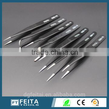 7pcs/ lot Resists Corrosion Safe ESD Precision Tweezers Mobile Maintenance Tools