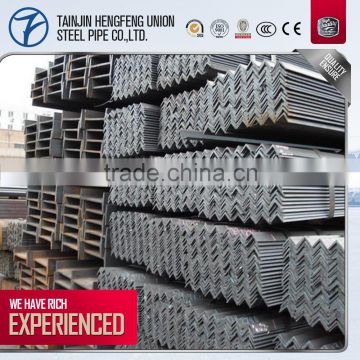 china products Unqual angle bar/ price per kg iron angle bar/ angle bar standard length