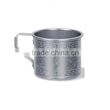 Aluminum polished colored drinking cups for elderly