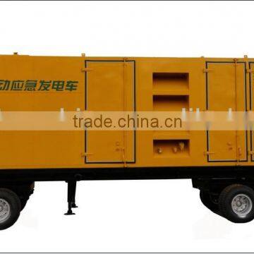 mobile trailer emergency diesel generator set