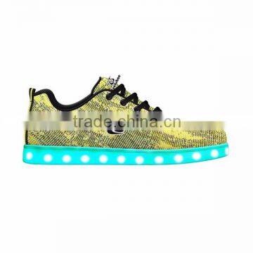 2016 Trendy Knitted Fabric Sneaker Shoes for Men and Women