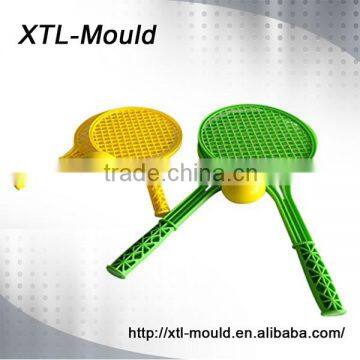 Family Sport Game Green Yellow Plastic Material Badminton Racket Sets