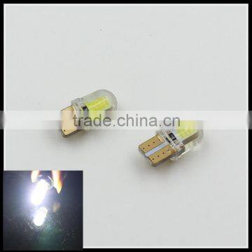 New Car LED T10 194 W5W COB+Silicone shell LED Lights Car Side Wedge Light Lamp Bulb White/Blue/Red/Pink Car-styling