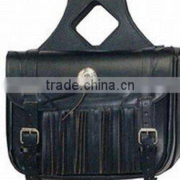 DL-1602 Leather Motorbike Saddle Bag