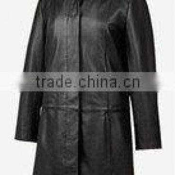 DL-1701 Leather Winter Coat, Fashion Coat