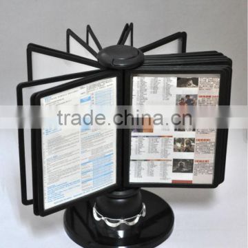 Desktop brochure display stand paper brochure sample collapsible brochure holder