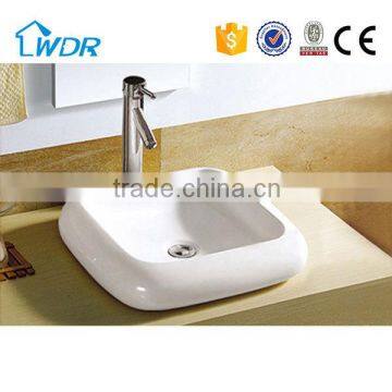 Luxury new design square washing hand art basin