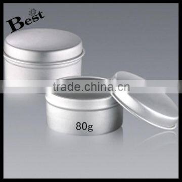 80g skin care cream aluminum cream jar