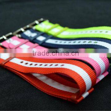2016 Hot Selling Fashion Nato Watch Strap Colourful Zulu Strap