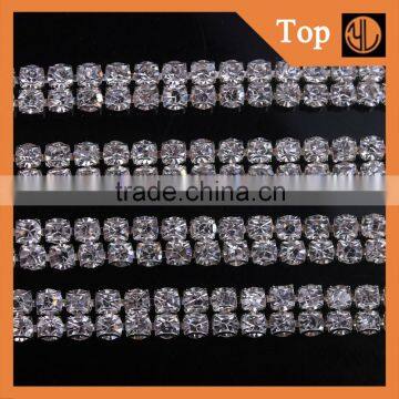 Fashion rhinestone cup chain glass material rhinestone