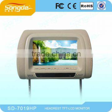 High Quality Wide Screen 7 Inch Headrest Car Monitor