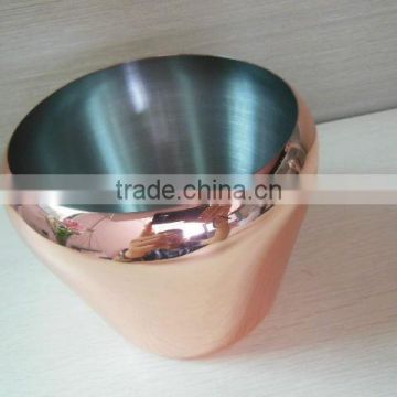 large coper plating ice bucket