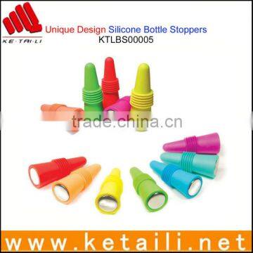 FDA approved reusable silicone wine glass bottle cork stopper