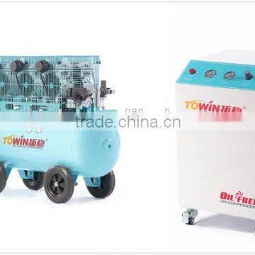 Super Mute oil-free piston type dental air compressor with cabinet(TW5503S)