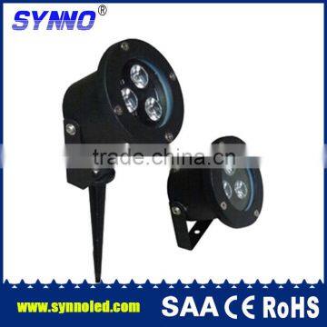 Jiangmen 85-265v 3w rgb ip65 spike led garden light