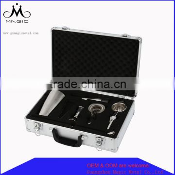 Custom Luxury bar ware set with high quality bar tools