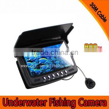 4.3inch color monitor HD 1080P underwater video camera fishing 15m/30m diving camera recorder with DVR