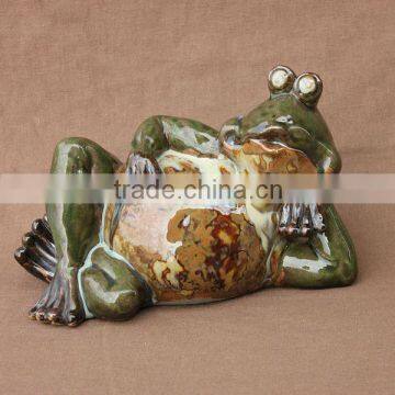 ceramic garden decorative frogs