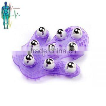 Metal rolling ball massage glove cellulite