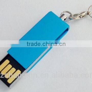Metal Spinning Flash Drive, Rotating Clip u Disk