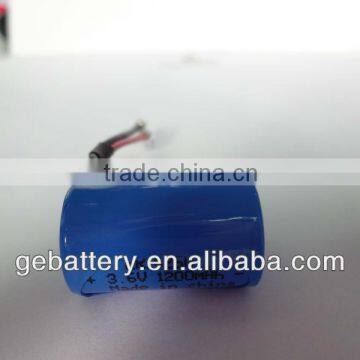 1/2AA size ER14250 1200mah LiSOCl2 battery cell