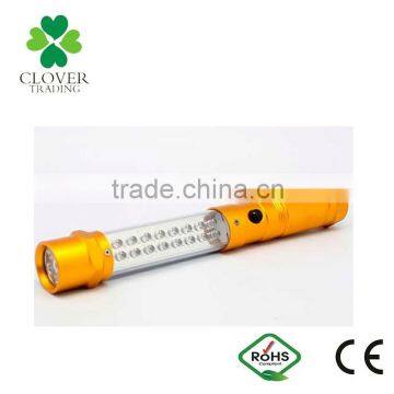 Aluminum AAA battery 16+6 LED magnetic multifunctional led work light