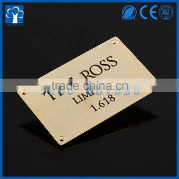 Custom Metal Factory Custom Metal Stamping Name Plate photo-5