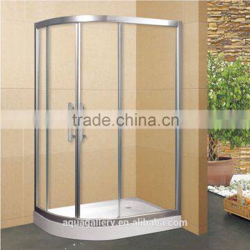 Bathroom Corner Mounted Glass Simple Shower Room