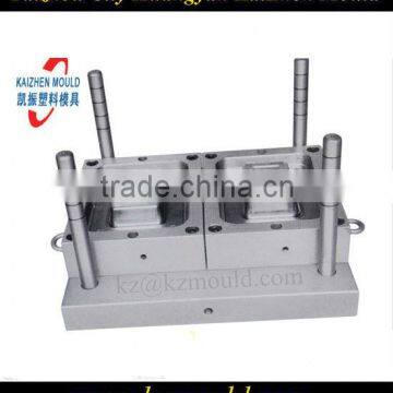 2 cavity plastice injection commodity crisper box mould