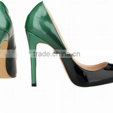 cx216 newest lady high heel shade closed toe pump shoe