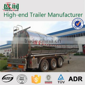 tri-axle 36000 litres fuel tanker truck semi trailer