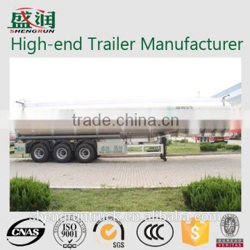 3 axle oil tanker trailer 40 CBM Aluminum Fuel Tanker Trailer