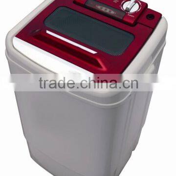 5KG easy operation single tub semi automatic washing machine/washer with transparent top loading