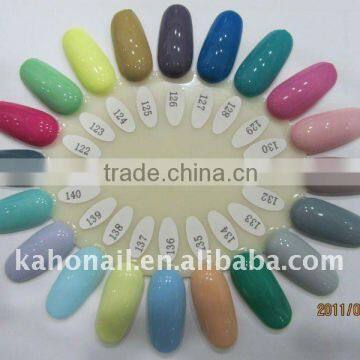 2014 factory wholesale fashion color gel nail polish Nail Painting for light elegance nail gel