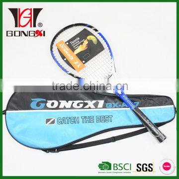 GX-500 good design aluminium &carbon soft tennis racket good tennis racket head with custom racket bag